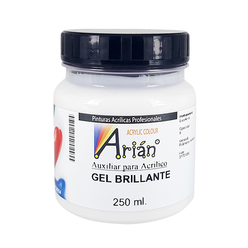 Gel acrílico brillante Arián.