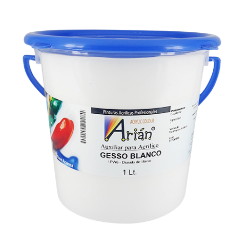 Gesso acrílico Arián.